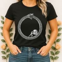 Sisyphus In An Ouroboros Snake Women's T-Shirt thumb 2