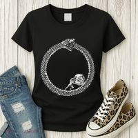 Sisyphus In An Ouroboros Snake Women's T-Shirt thumb 3