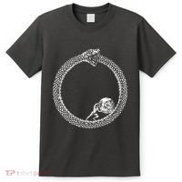 Sisyphus In An Ouroboros Snake T-Shirt thumb 0