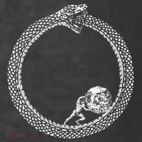 Sisyphus In An Ouroboros Snake Women's Hoodie thumb 2