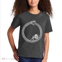 Sisyphus In An Ouroboros Snake Kids T-Shirt thumb 2