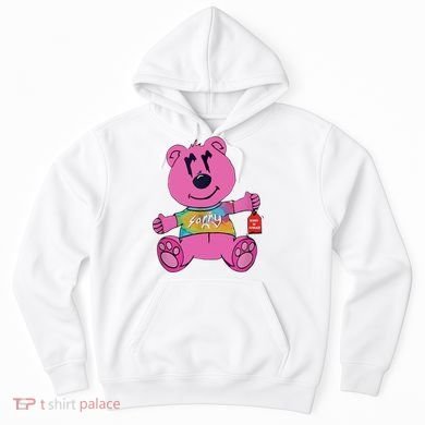 Sorry In Advance Pink Bear Holding Price Ticket Design Hoodie