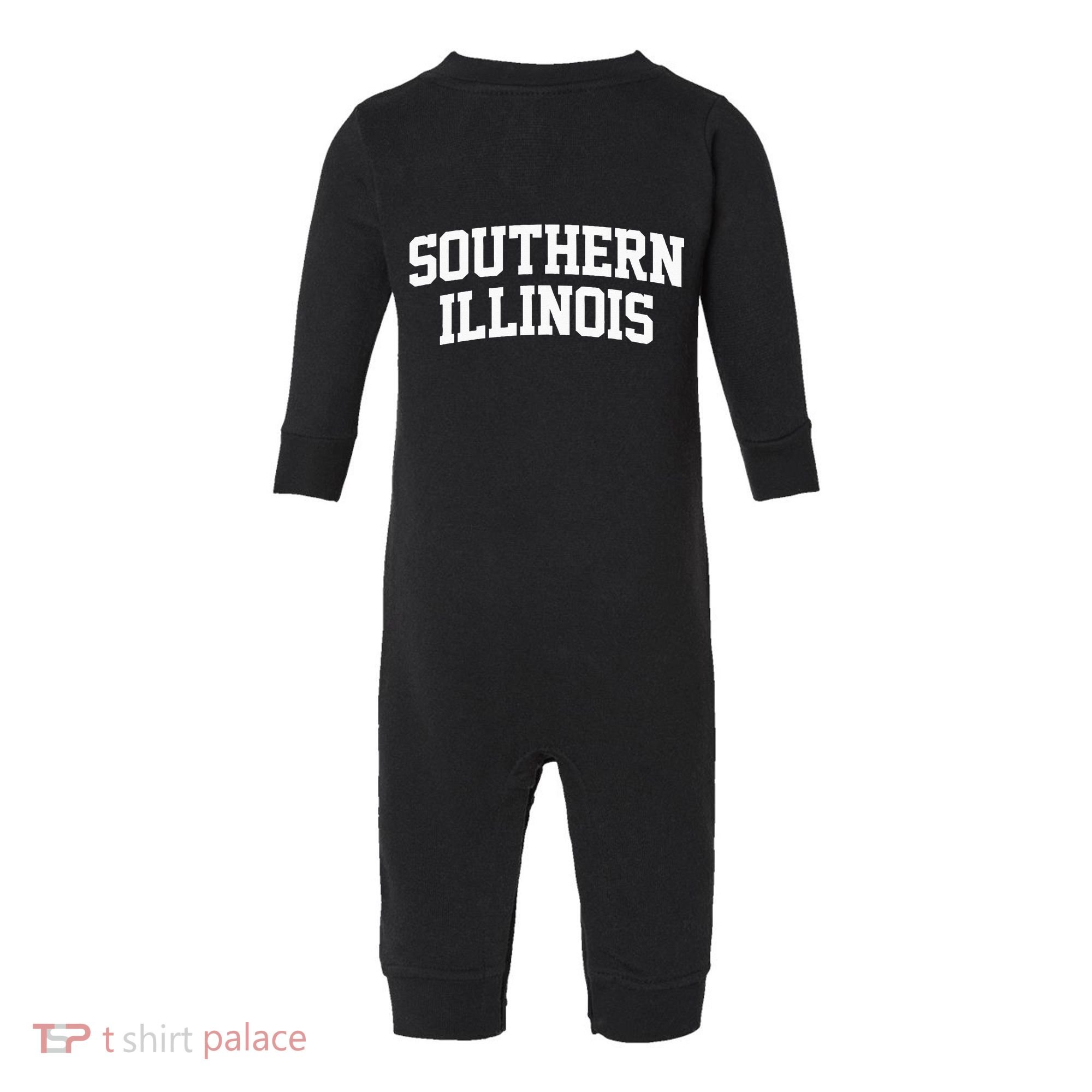 Southern Illinois Athletic Arch College University _ Alumni Infant Fleece One Piece