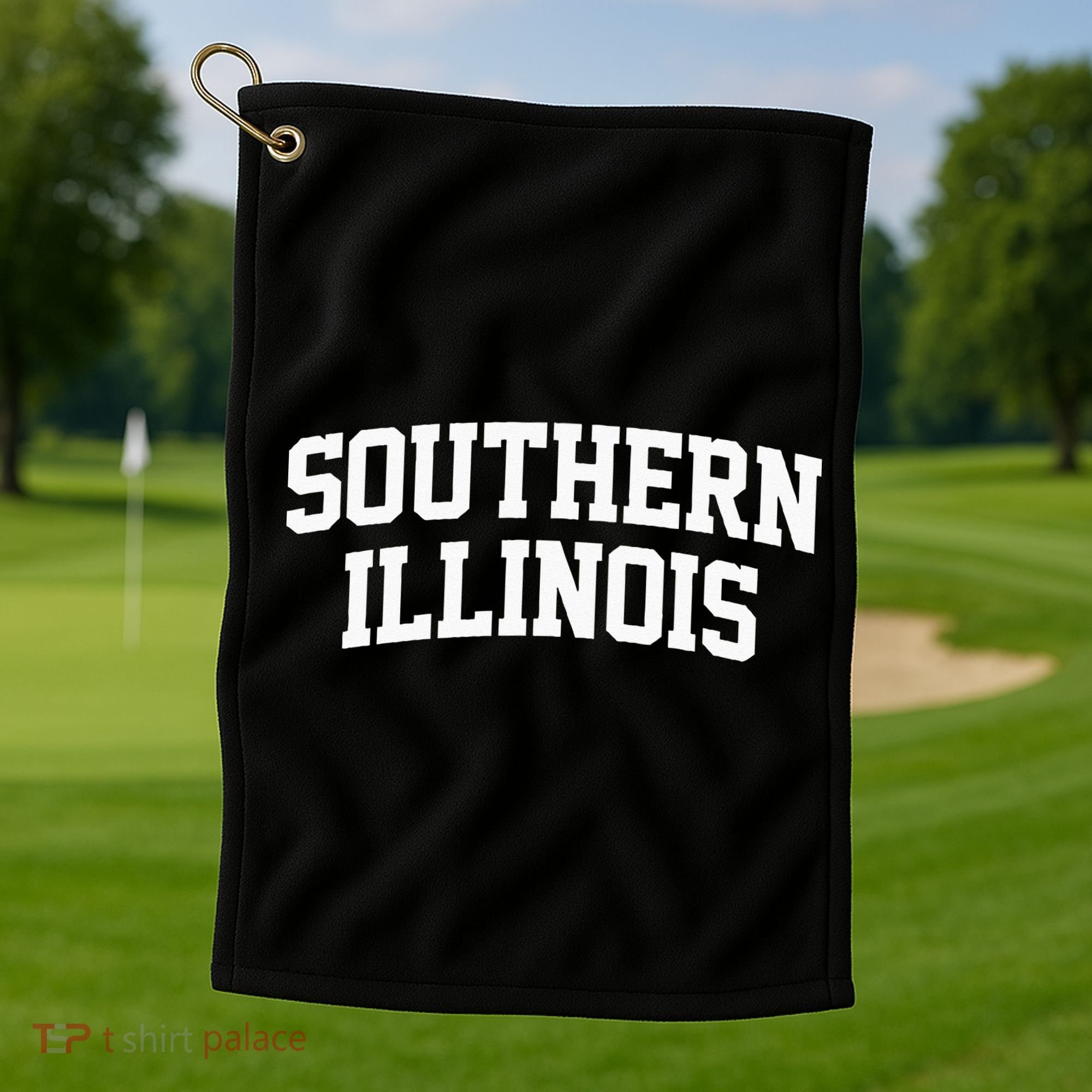 Southern Illinois Athletic Arch College University _ Alumni Golf Towel