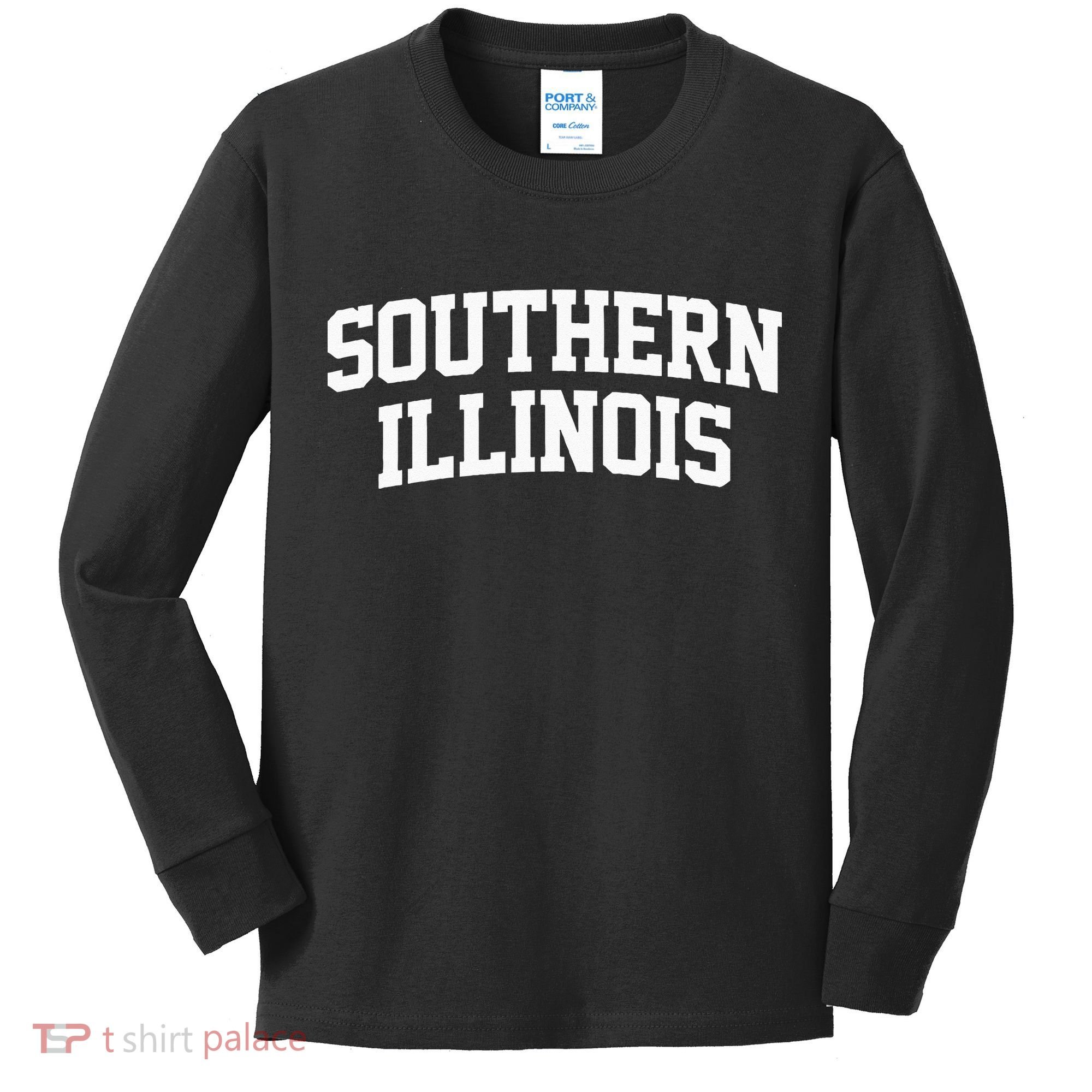 Southern Illinois Athletic Arch College University _ Alumni Kids Long Sleeve Shirt