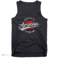 Someone In Arizona Loves Me Arizona Tank Top thumb 0