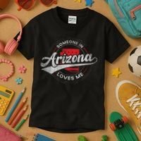 Someone In Arizona Loves Me Arizona Kids T-Shirt thumb 3