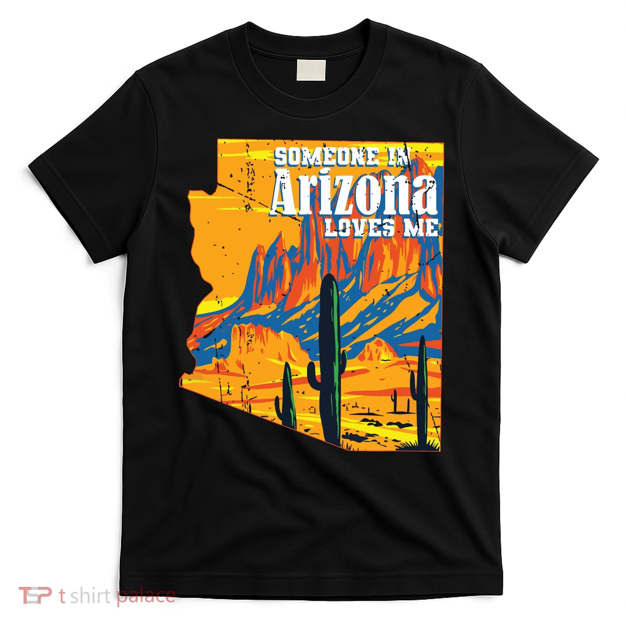 Someone In Arizona Loves Me Vintage Retro Us State T-Shirt