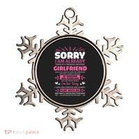 Sorry I Am Already Taken By Freaking Awesome Friend Meaningful Gift Ornament thumb 0