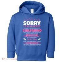 Sorry I Am Already Taken By Freaking Awesome Friend Meaningful Gift Toddler Hoodie thumb 0