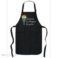 Someone In Arizona Loves Me Retro Cactus Apron thumb 0