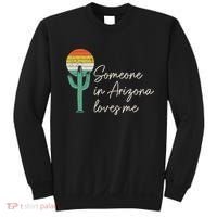Someone In Arizona Loves Me Retro Cactus Sweatshirt thumb 0
