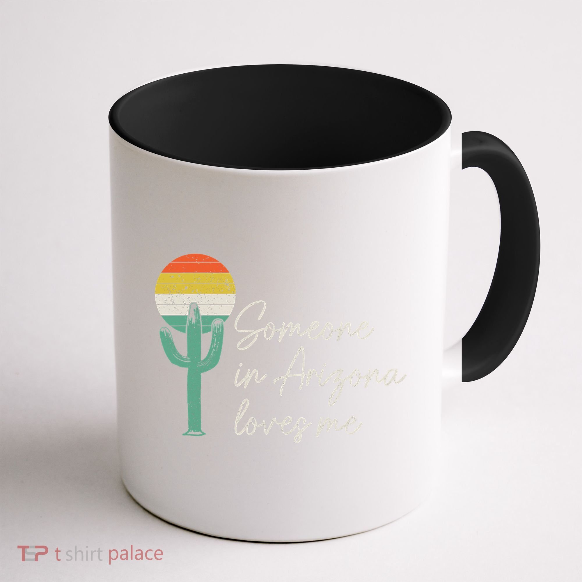 Someone In Arizona Loves Me Retro Cactus Coffee Mug