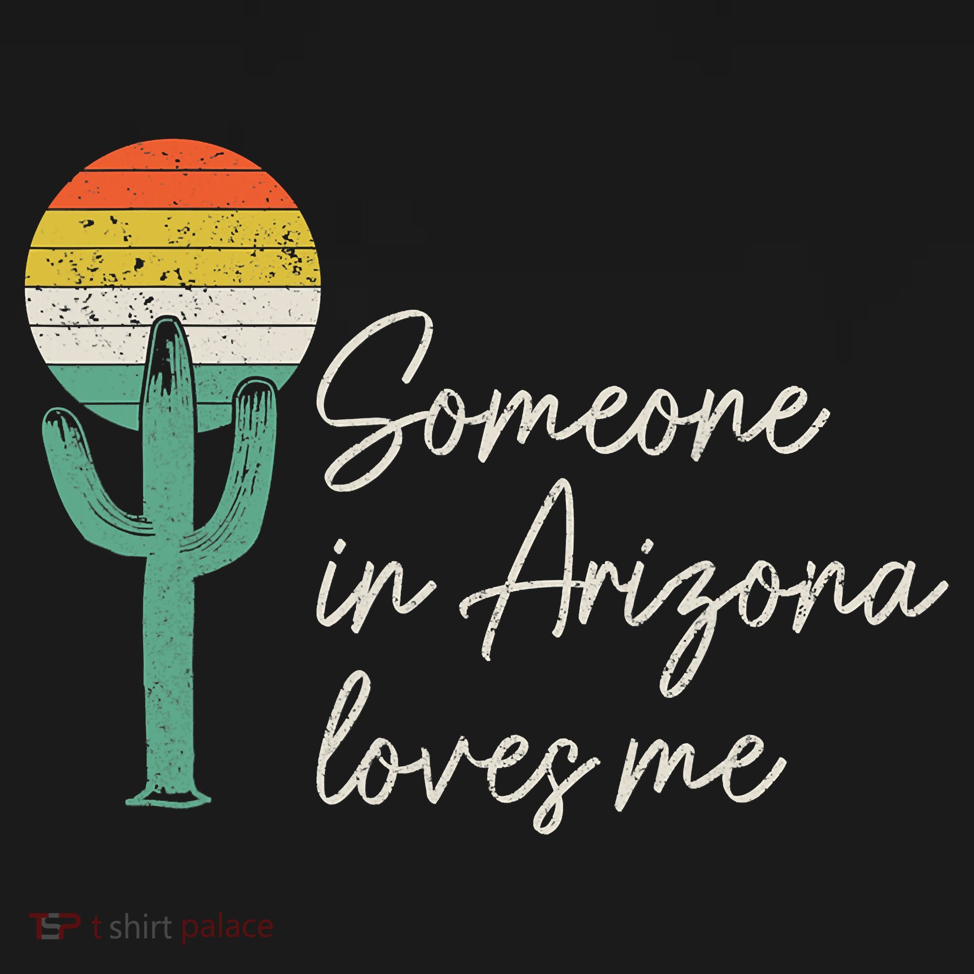 Someone In Arizona Loves Me Retro Cactus Women's Hoodie