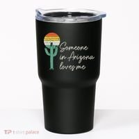 Someone In Arizona Loves Me Retro Cactus Tumbler thumb 0