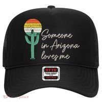 Someone In Arizona Loves Me Retro Cactus Hat thumb 0
