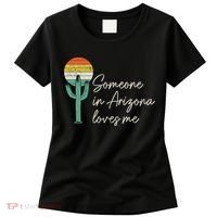 Someone In Arizona Loves Me Retro Cactus Women's T-Shirt thumb 0