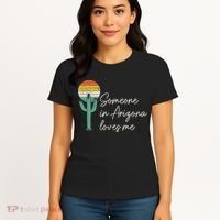 Someone In Arizona Loves Me Retro Cactus Women's T-Shirt thumb 4
