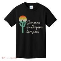 Someone In Arizona Loves Me Retro Cactus Kids T-Shirt thumb 0