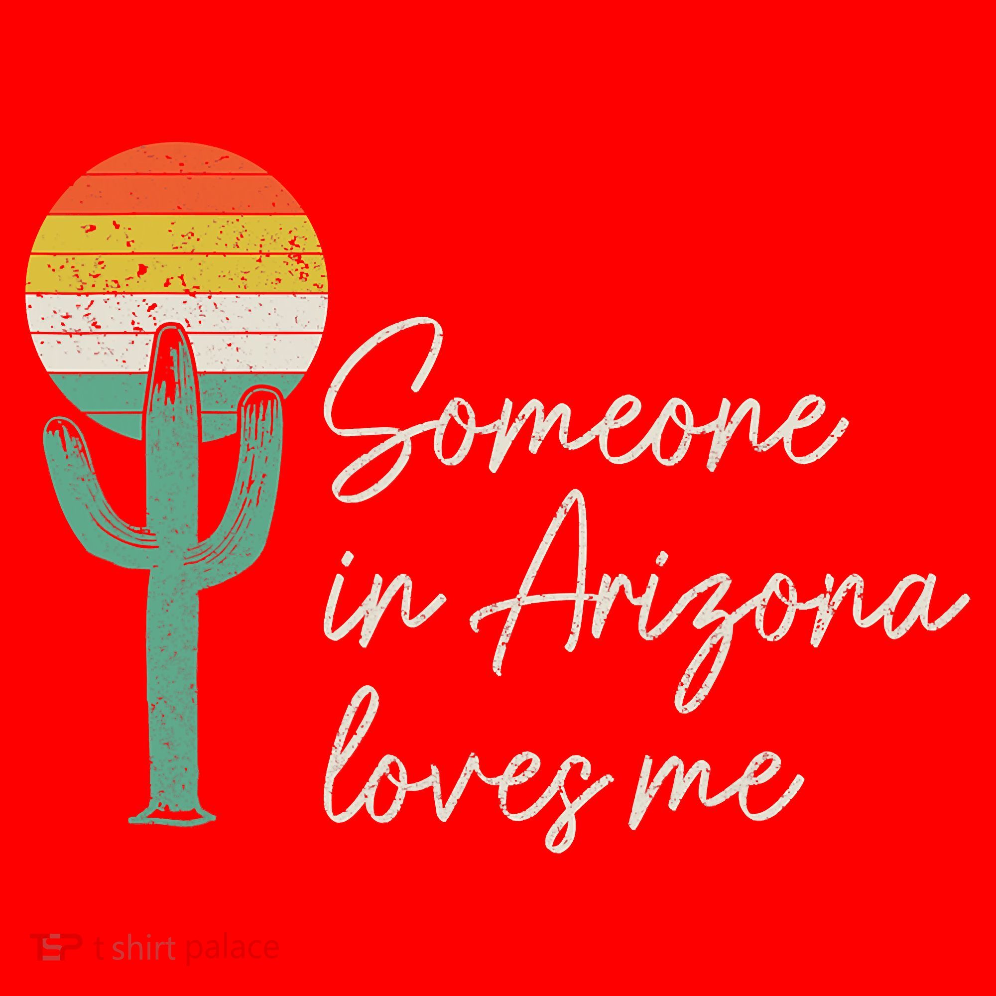 Someone In Arizona Loves Me Retro Cactus Santa Hat
