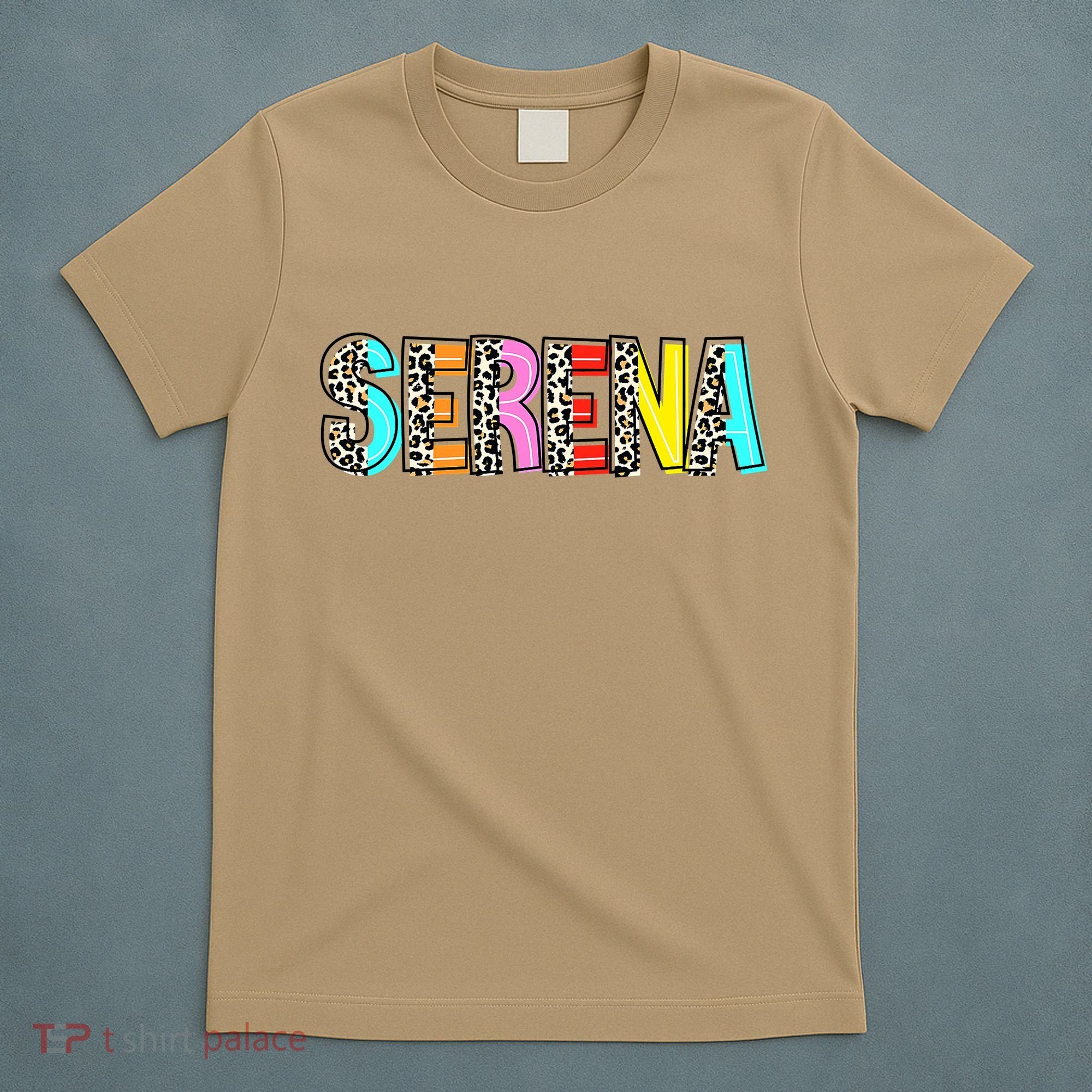 SERENA Inspire And Motivate Girls And Women Leopard T-Shirt