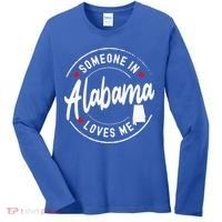 Someone In Alabama Loves Me Women's Long Sleeve Shirt thumb 0