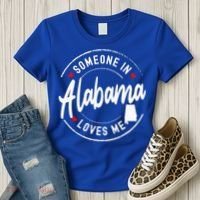 Someone In Alabama Loves Me Women's T-Shirt thumb 3