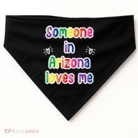 Someone In Arizona Loves Me USA-Made Doggie Bandana thumb 0