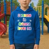 Someone In Arizona Loves Me Kids Hoodie thumb 2