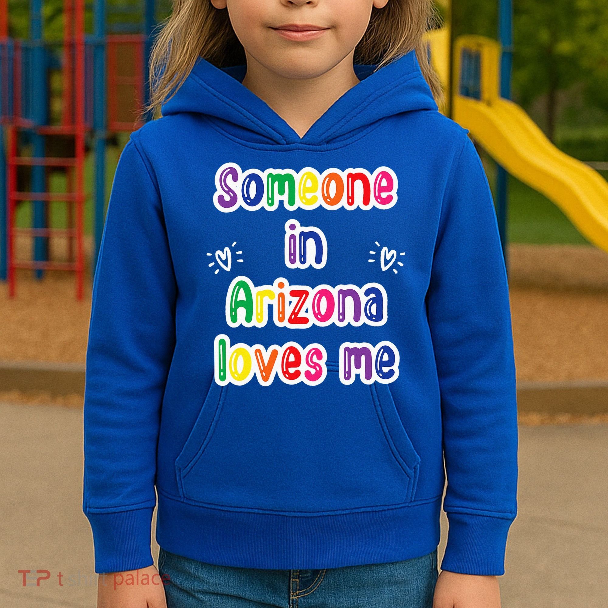Someone In Arizona Loves Me Kids Hoodie