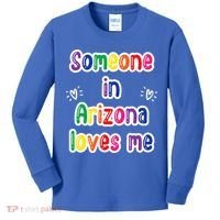 Someone In Arizona Loves Me Kids Long Sleeve Shirt thumb 0