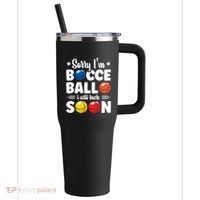 Sorry IM Bocce Ball I Will Back Soon Bocce Ball Gift 40oz Vacuum Insulated Stainless Steel Travel Tumbler thumb 0