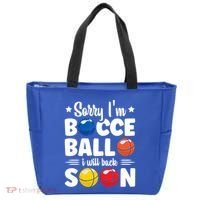Sorry IM Bocce Ball I Will Back Soon Bocce Ball Gift Tote Bag thumb 0