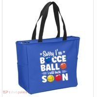 Sorry IM Bocce Ball I Will Back Soon Bocce Ball Gift Tote Bag thumb 2