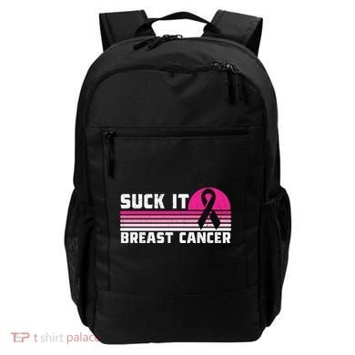 Suck It Breast Cancer Awareness Backpack