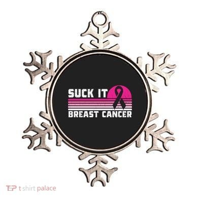 Suck It Breast Cancer Awareness Ornament