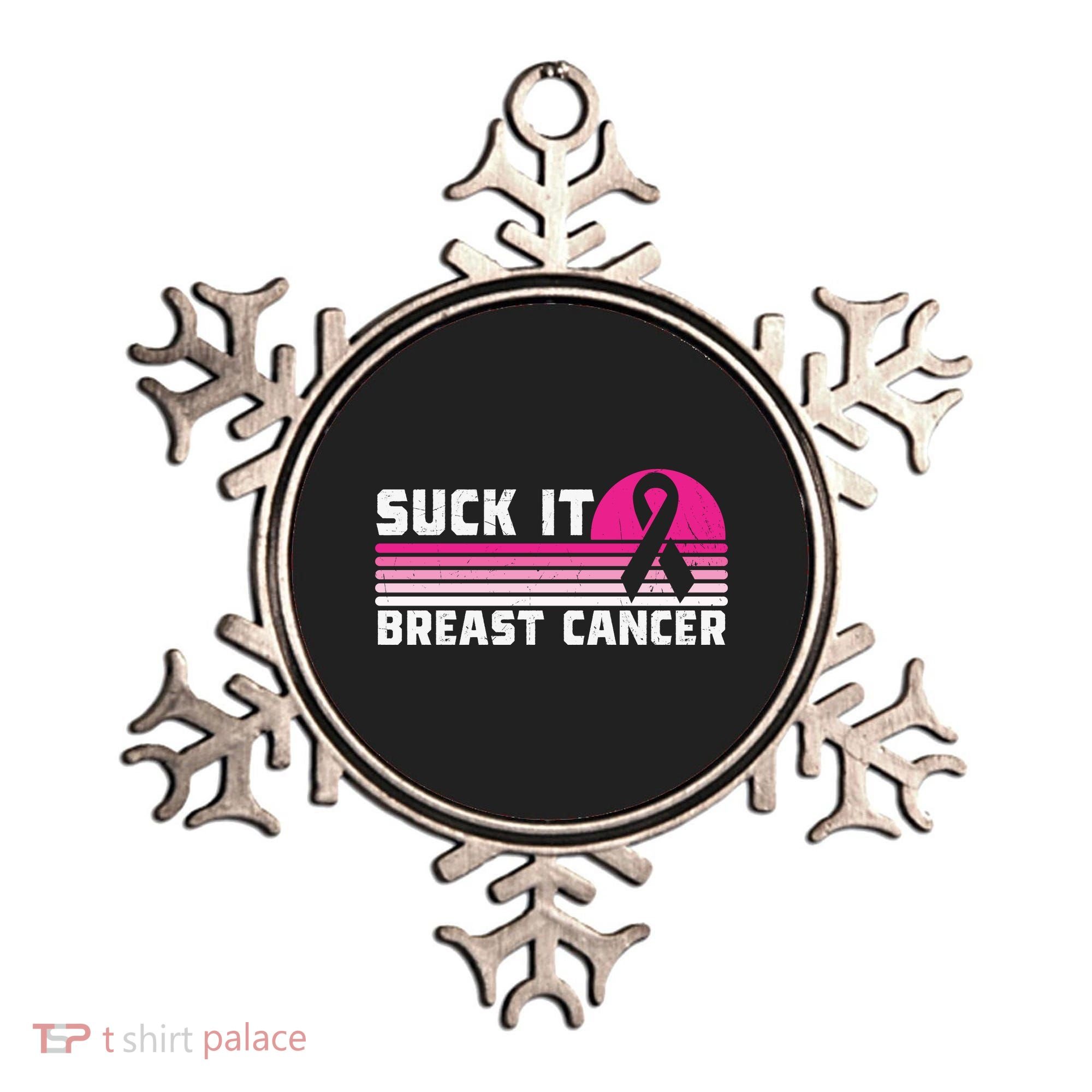 Suck It Breast Cancer Awareness Ornament