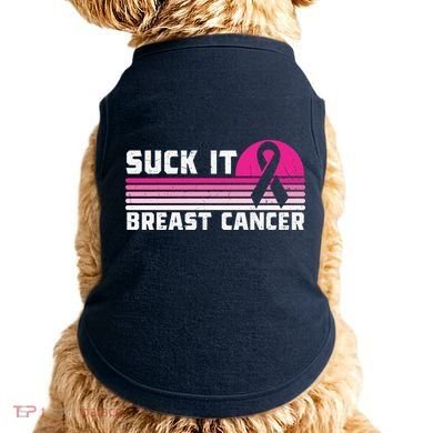 Suck It Breast Cancer Awareness Doggie Tank