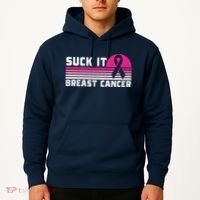 Suck It Breast Cancer Awareness Hoodie thumb 2