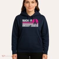 Suck It Breast Cancer Awareness Hoodie thumb 5