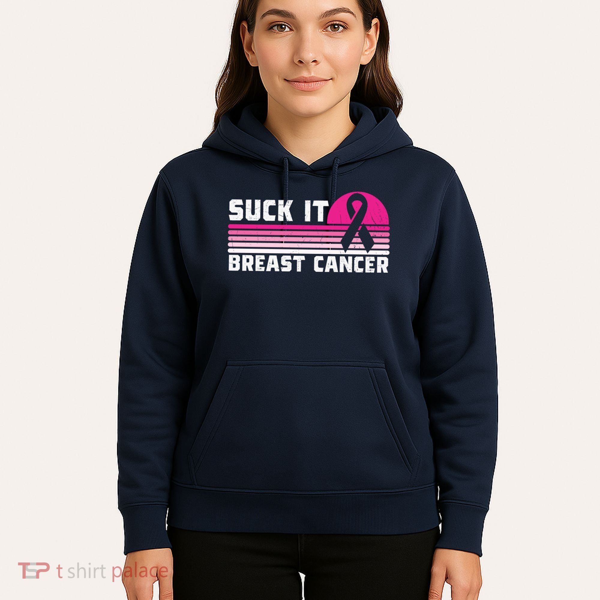 Suck It Breast Cancer Awareness Hoodie