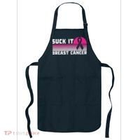 Suck It Breast Cancer Awareness Apron thumb 0