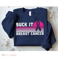 Suck It Breast Cancer Awareness Sweatshirt thumb 2