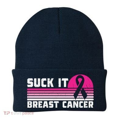 Suck It Breast Cancer Awareness Beanie