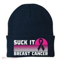 Suck It Breast Cancer Awareness Beanie thumb 0