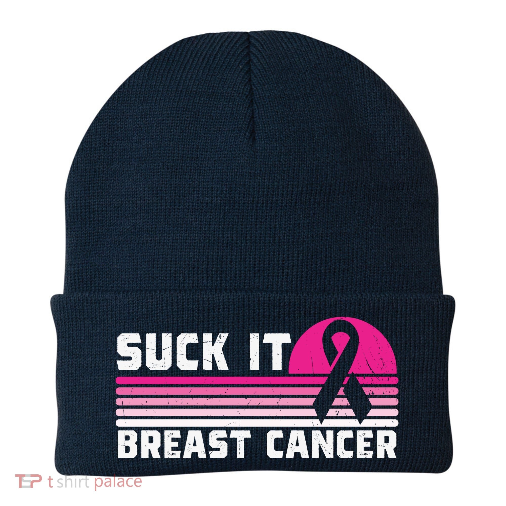 Suck It Breast Cancer Awareness Beanie