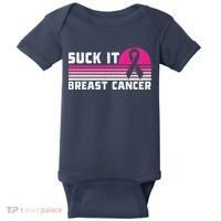 Suck It Breast Cancer Awareness Baby Bodysuit thumb 0