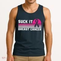 Suck It Breast Cancer Awareness Tank Top thumb 3