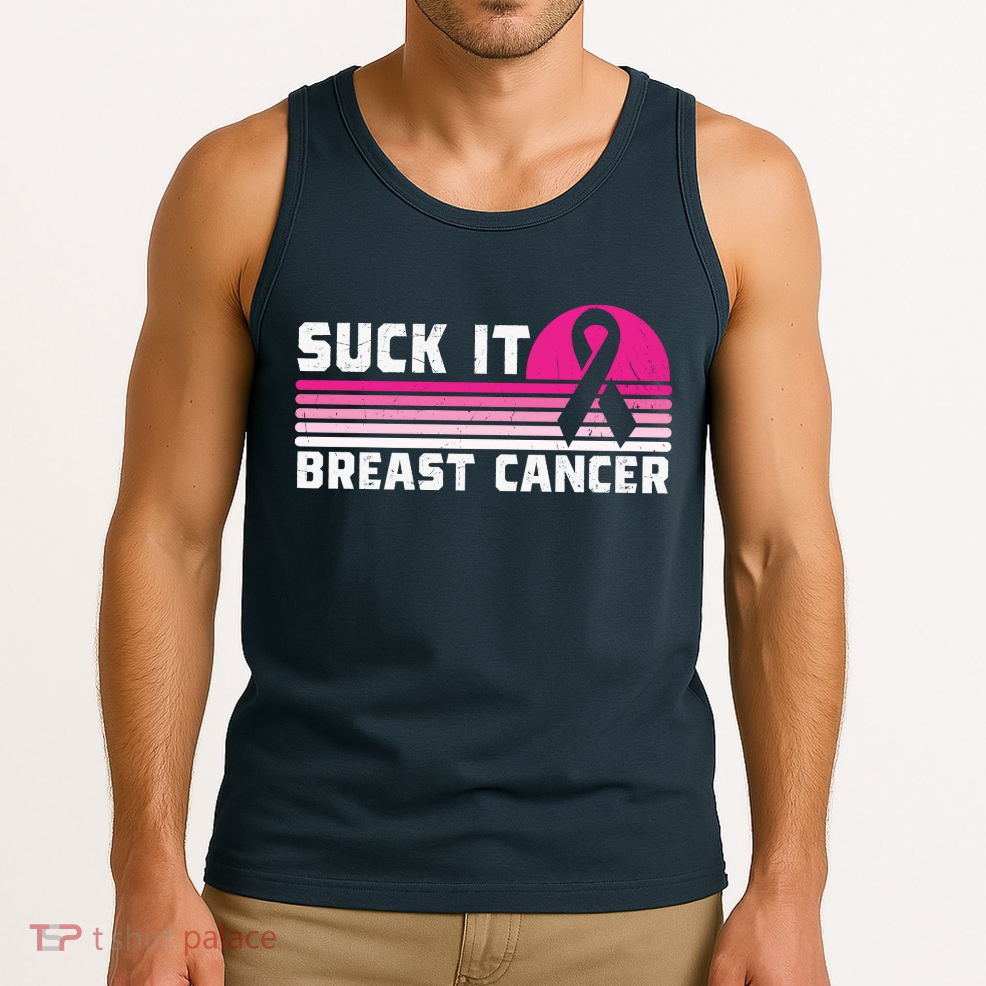 Suck It Breast Cancer Awareness Tank Top