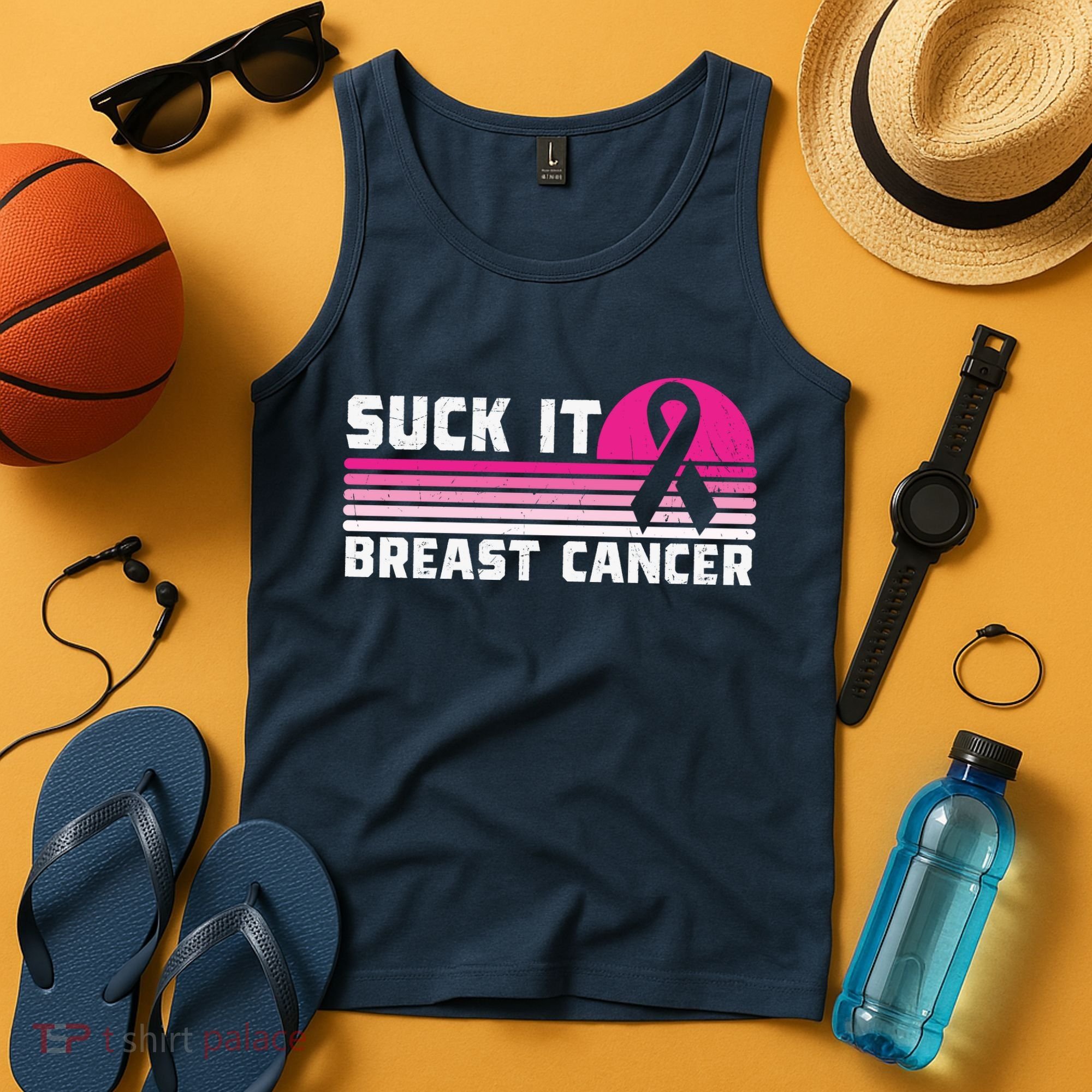 Suck It Breast Cancer Awareness Tank Top